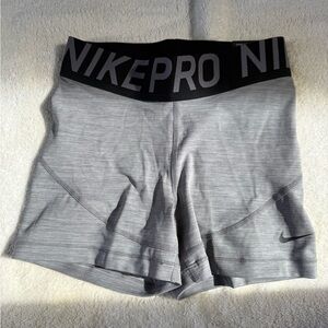 Nike Pro Women's Athletic Gray Shorts